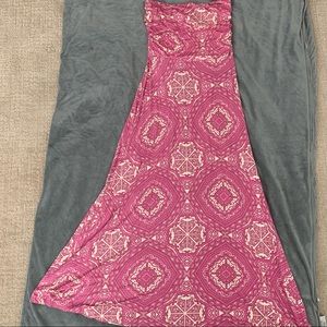 Strapless summer dress